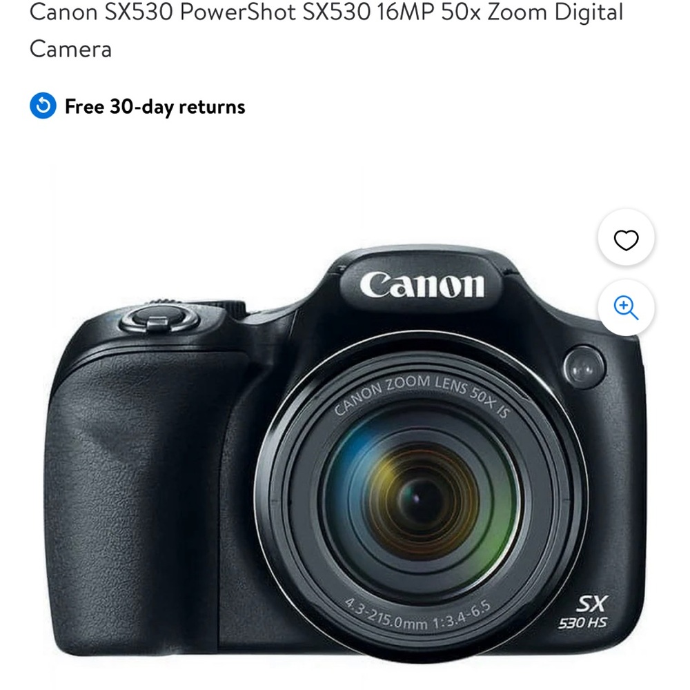 BRAND NEW Canon PowerShot SX530 HS
